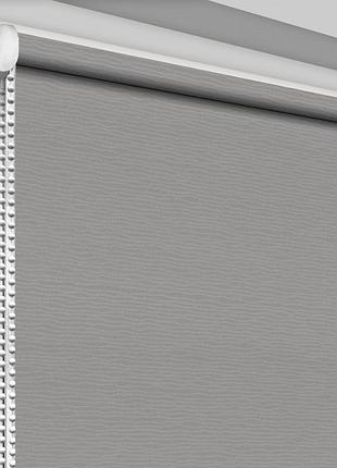 Рулонная штора rolets бамбус 1-328-975 97.5x170 см открытого типа серая