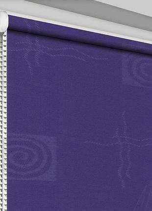 Рулонная штора rolets икеа 1-1804-625 62.5x170 см открытого типа изумрудно-синяя