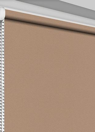 Рулонная штора rolets роял 1-812-1300 130x170 см открытого типа светло-коричневая