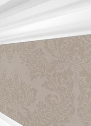 Рулонная штора rolets цветы 2-7648-925 92.5x170 см закрытого типа светло-коричневая