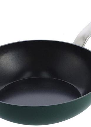 Сковорода wok greenpan evolution cc006392-001 28 см темно-зелена
