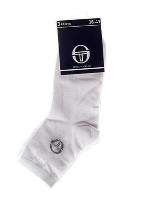 Шкарпетки sergio tacchini 3-pack білий уні 36-41 (13898115-1)
