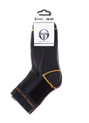 Носки sergio tacchini 3-pack черный, серый уни 36-40