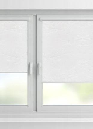 Рулонная штора rolets цветы 2-51741-750 75x170 см закрытого типа белая