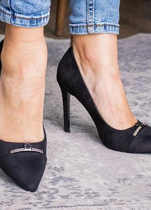 Туфли женские fashion becka 2533 38 размер 24,5 см черный