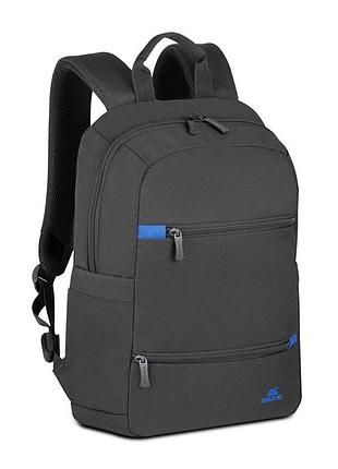 Рюкзак міський rivacase 8264 black 27.5х40.5х11 см чорний