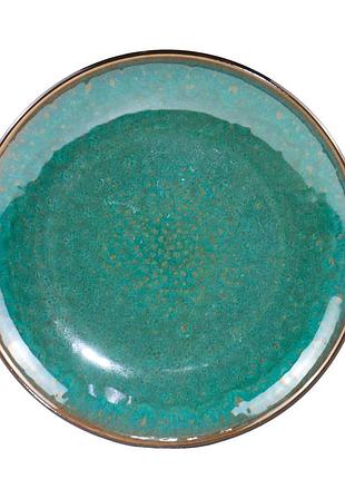 Тарелка обеденная krauff emerald 21-318-001 27.6 см изумрудная