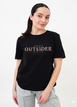 Базова футболка принт аутсайдер outsider