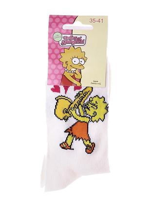 Шкарпетки simpson lisa et saxo білий діт 35 - 41
