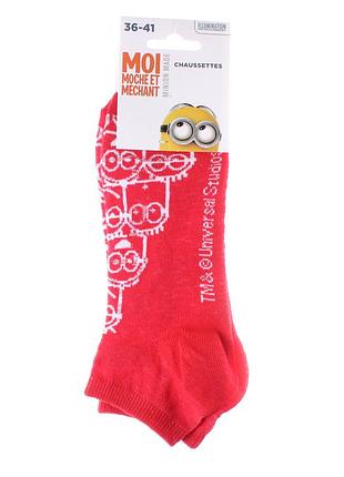 Носки minions multiples minions красный дит 36-41