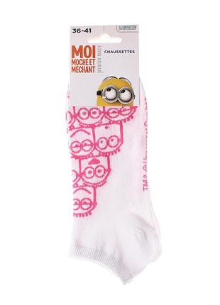 Носки minions multiples minions белый дит 36-41