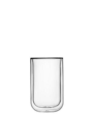 Стакан с двойным дном высокий для сока luigi bormioli thermic glass a-13372-g-4102-aa-01 400 мл