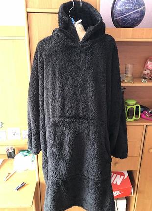 Меховушка, плюшева туника, довга, кофта, худи, 3-5xl. teddy. dunelm. слип, пижама