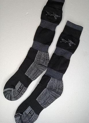 Термо носки arcteryx outdoor long (40-44) light hiker tri-layer походные, лыжные