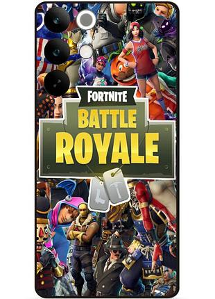 Силіконовий чохол бампер для realme c85 гра fortnite фортнайт