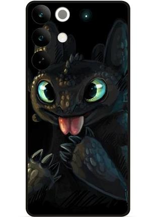 Чехол силиконовый для realme c85 с картинкой как приручить дракона