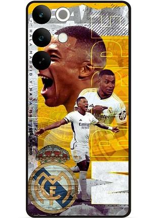 Силіконовий чохол бампер для realme c85 з малюнком mbappe мбаппе real