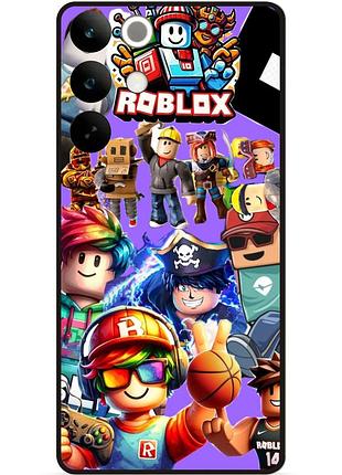 Силіконовий чохол бампер для realme c85 з малюнком роблокс roblox