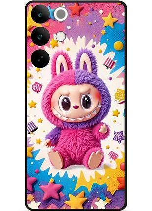 Силіконовий бампер чохол для realme c85 з малюнком labubu лабубу