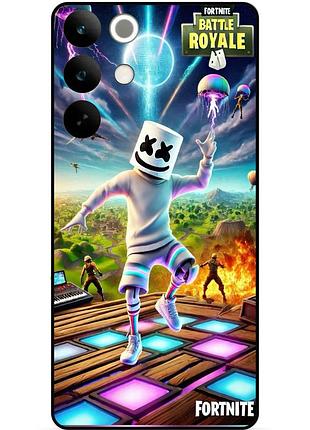 Силіконовий чохол бампер для realme c85 гра fortnite фортнайт