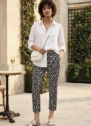 Французький шик: укорочені штани the kooples paris з шовком