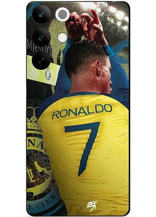 Силіконовий чохол бампер для realme c85 з малюнком ronaldo аль наср роналдо