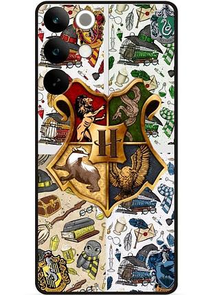 Чохол силіконовий бампер для realme c85 з малюнком hogwarts гоґвортс гаррі поттер harry potter