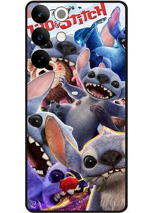 Силіконовий бампер чохол для realme c85 з картинкою стіч stitch