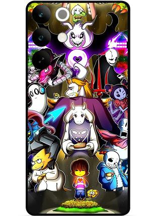 Силіконовий чохол бампер для realme c85 з малюнком undertale андертейл