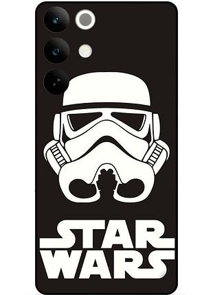 Силіконовий бампер чохол для realme c85 з малюнком зіркові війни star wars зоряні війни