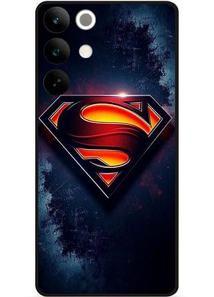 Силіконовий бампер чохол для realme c85 з малюнком superman супермен