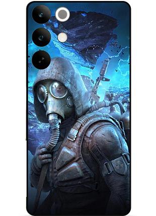 Силіконовий бампер чохол для realme c85 з малюнком stalker сталкер