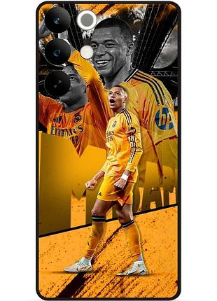Силіконовий чохол бампер для realme c85 з малюнком mbappe real мбаппе