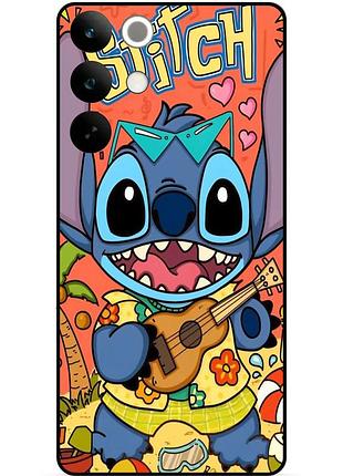 Силіконовий бампер чохол для realme c85 з картинкою стіч stitch