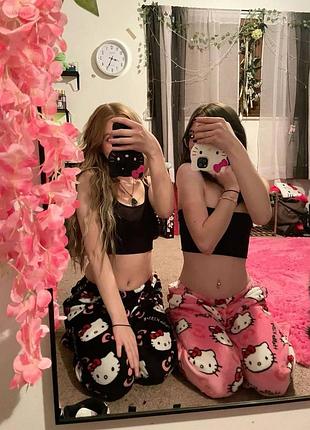 Піжамні штани hello kitty — затишок на кожен день