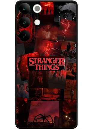 Силіконовий чохол для realme c85 з картинкою stranger things дивні дива