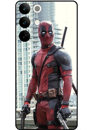 Силіконовий бампер чохол для realme c85 з малюнком deadpool дедпул
