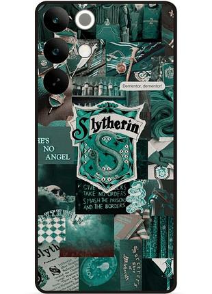 Чохол силіконовий бампер для realme c85 з малюнком slytherin слизерин драко малфой гаррі поттер harry