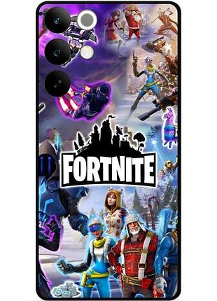 Силіконовий чохол бампер для realme c85 гра fortnite фортнайт