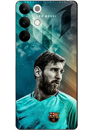 Силіконовий чохол бампер для realme c85 з малюнком leo messi мессі