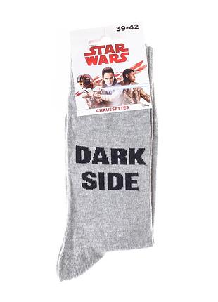 Носки star wars dark side светло-серый дит 39-42
