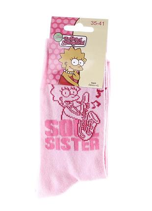 Носки simpson lisa soul sister светло-розовый дит 35 - 41