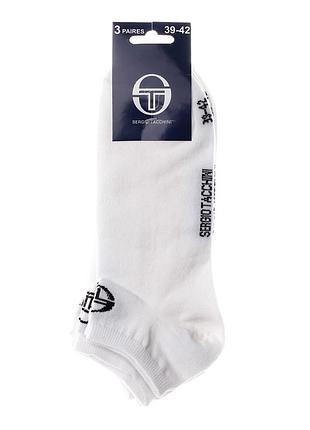 Носки sergio tacchini 3-pack белый уни 39-42 (93241241-1)