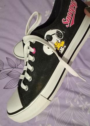 Детские подростковые кеды snoopy 2