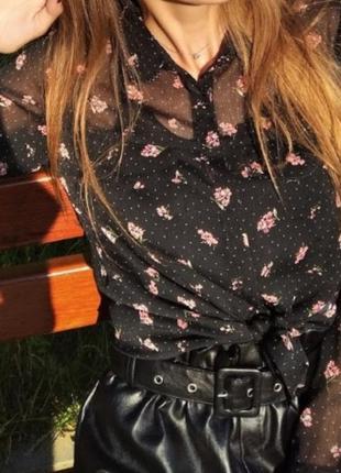 Блузка / прозора блуза2 фото