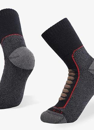 Спортивні напіввовняні шкарпетки blue walker (40-43) merino wool трекінгові, похідні