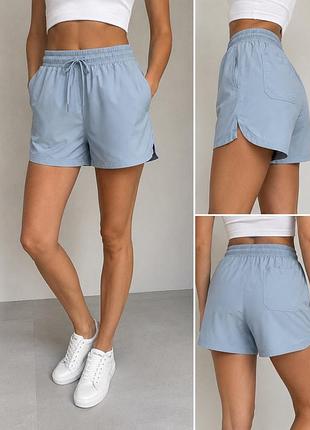 Нові шорти beach shorts унісекс / жіночі-чоловічі m блакитні