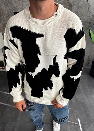 Светр чоловічий стильний модний щільний осінь весна