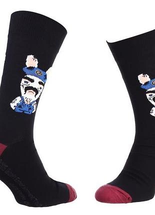 Носки lapins cretins lapin + tenue bricolage черный дит 43-46