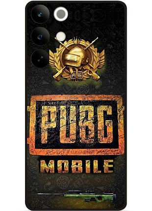 Силіконовий чохол бампер для realme c85 з малюнком пабг pubg